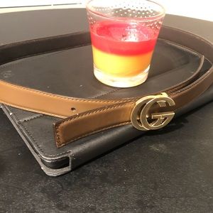 AUTHENTIC BROWN GUCCI BELT